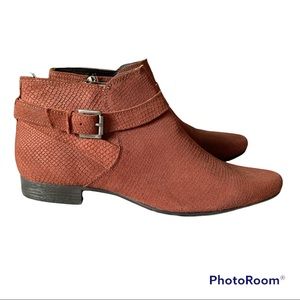 Asos Brown Ankle Boot w Buckle NWOT Sz 10
